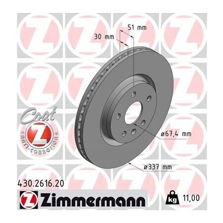 Zimmermann Standard/Coated, 430261620 430261620